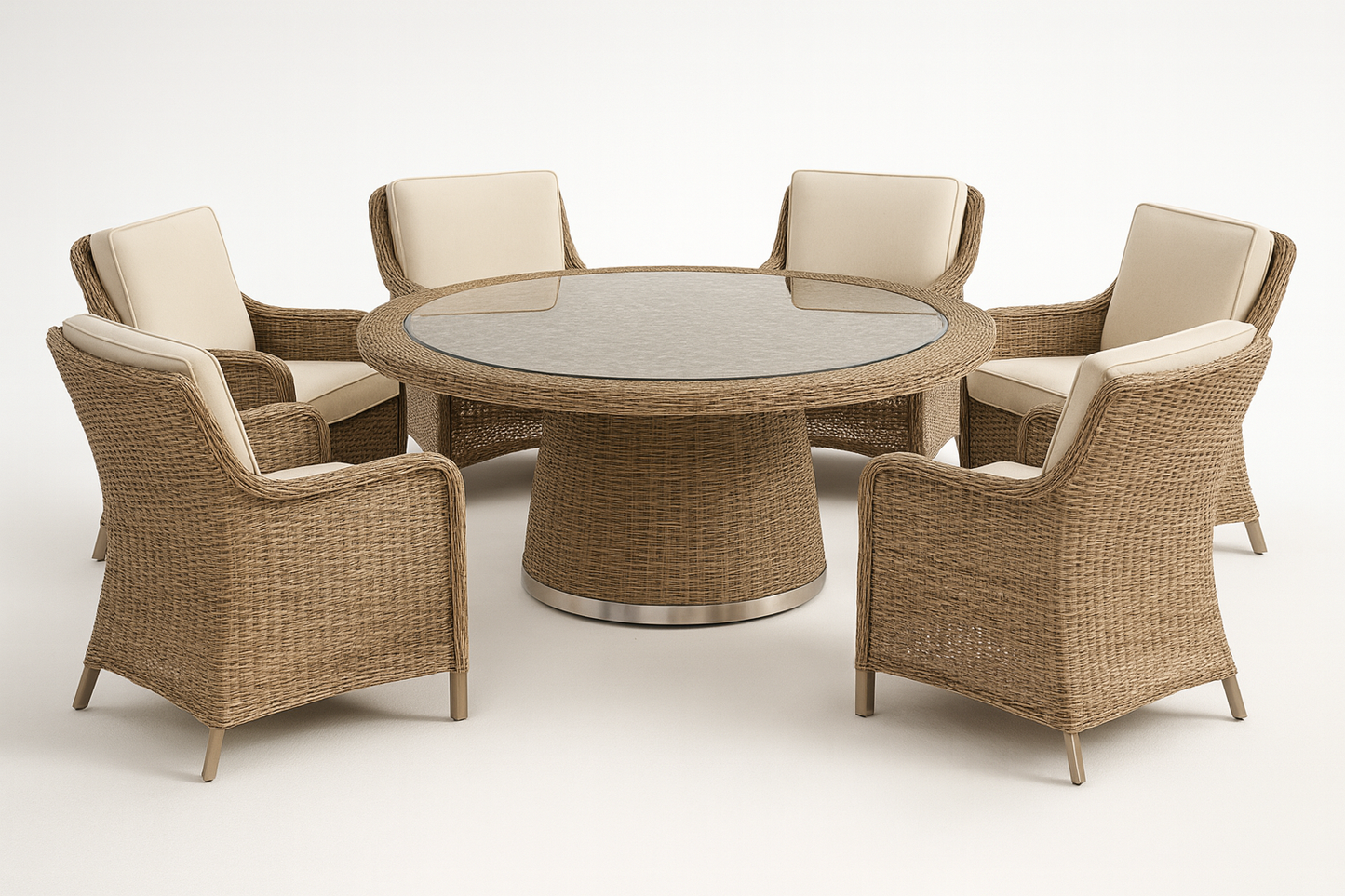 The Luma Weave Dining Set