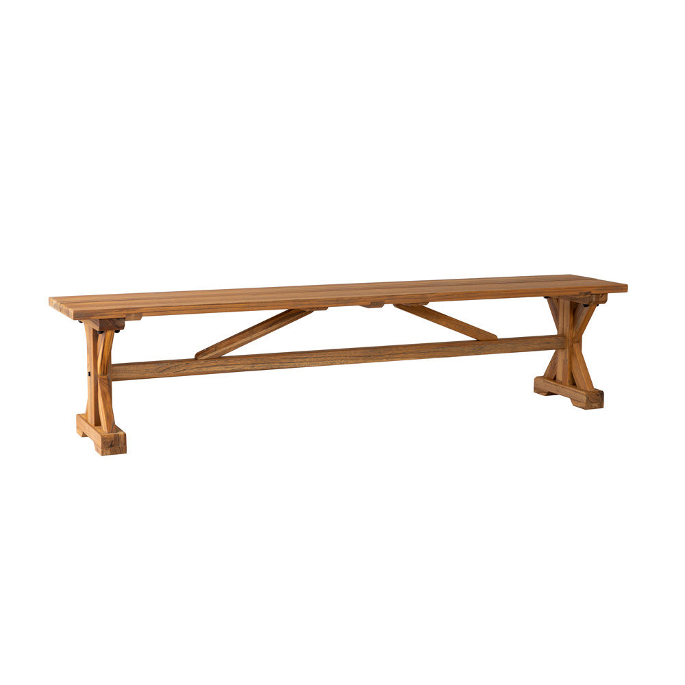 Teak 79" Dining Bench