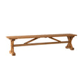 Teak 79" Dining Bench