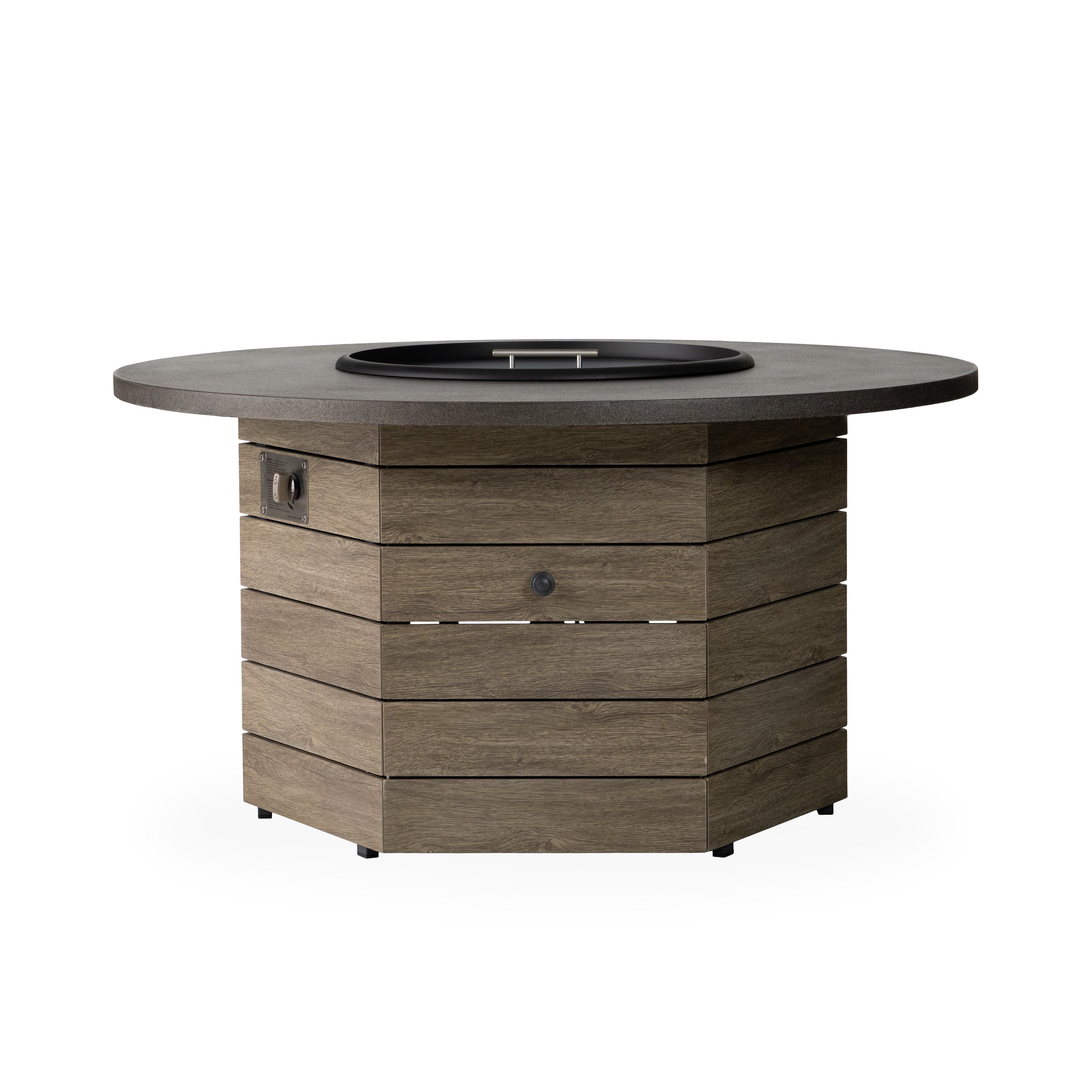 Frontier 48" Hexagonal Fire Table — Front