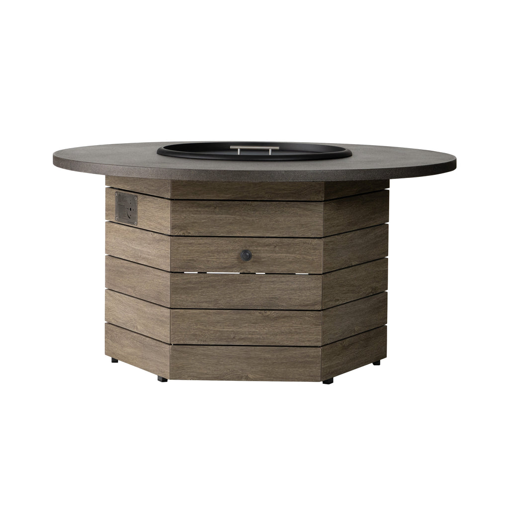 Frontier 48" Hexagonal Fire Table — Side