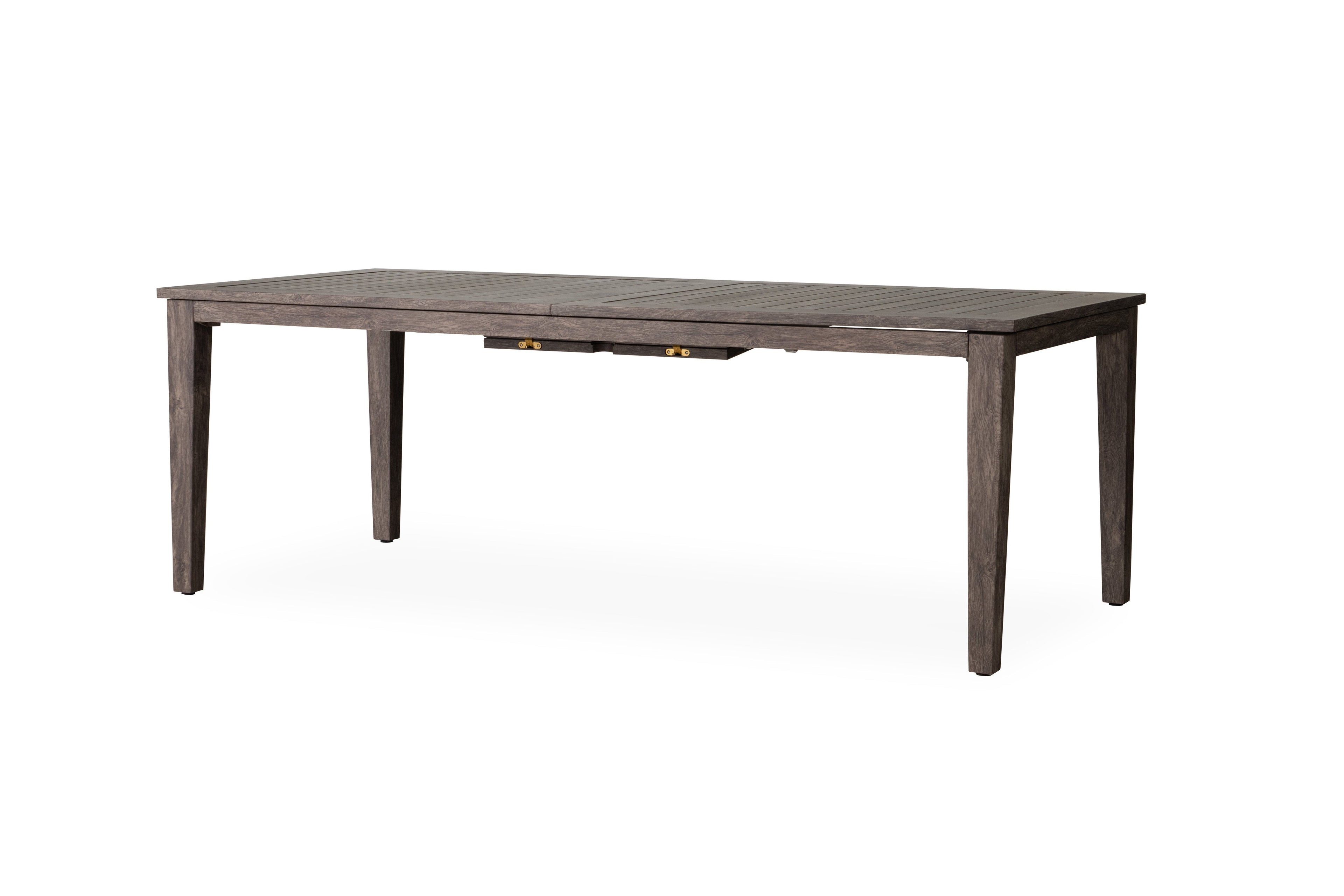 Frontier 86"-110" Butterfly Umbrella Dining Table — Angle1