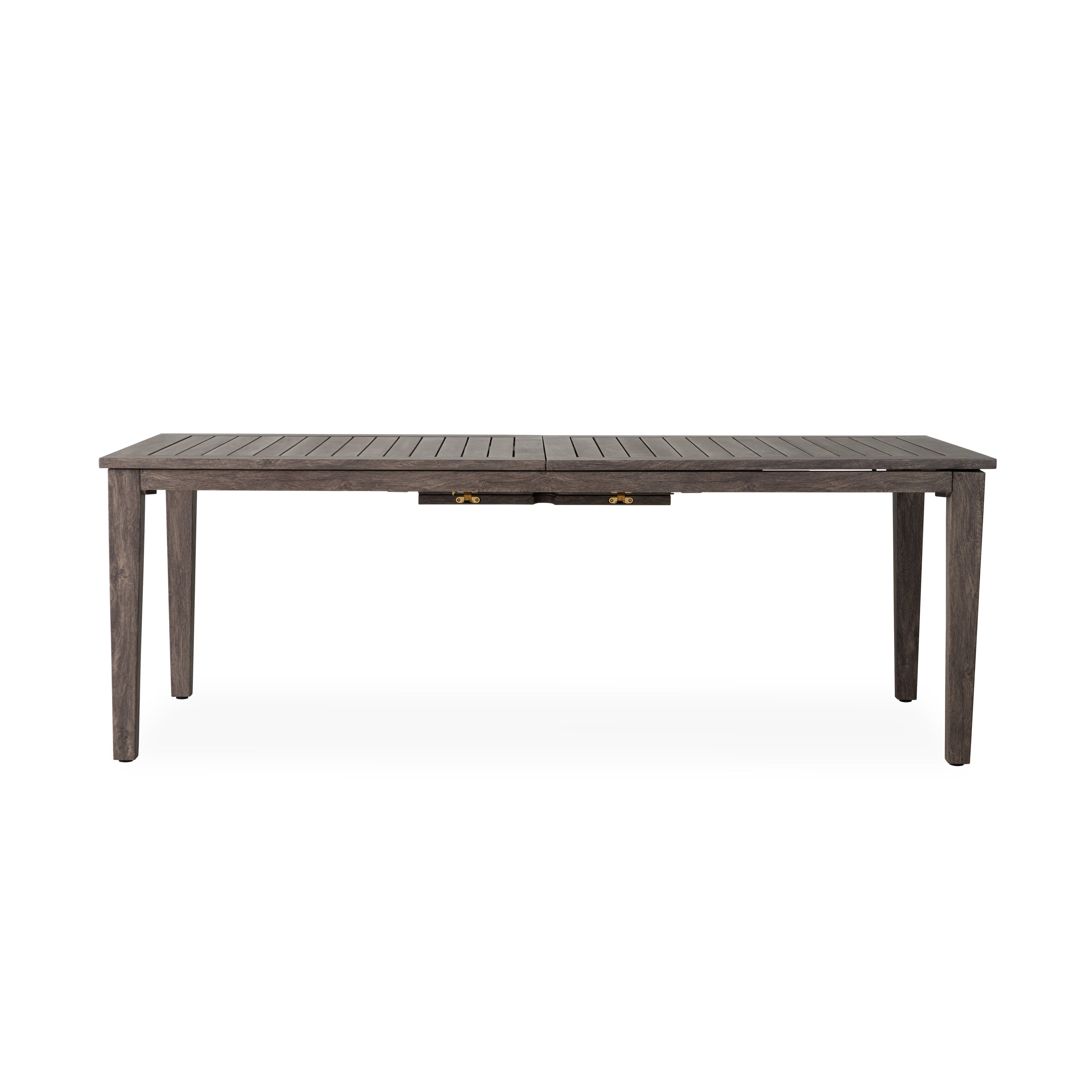 Frontier 86"-110" Butterfly Umbrella Dining Table — Front1