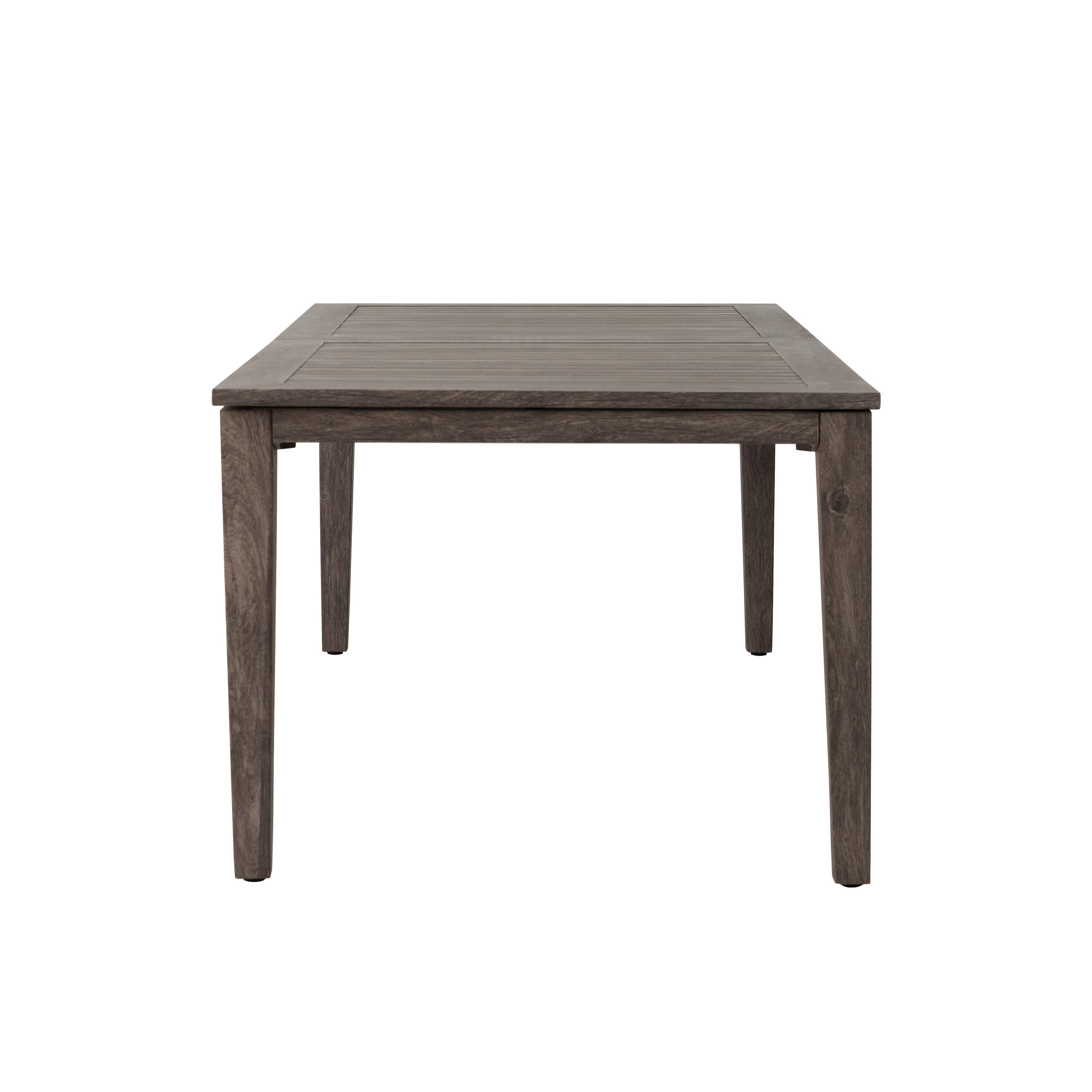 Frontier 86"-110" Butterfly Umbrella Dining Table — Side1