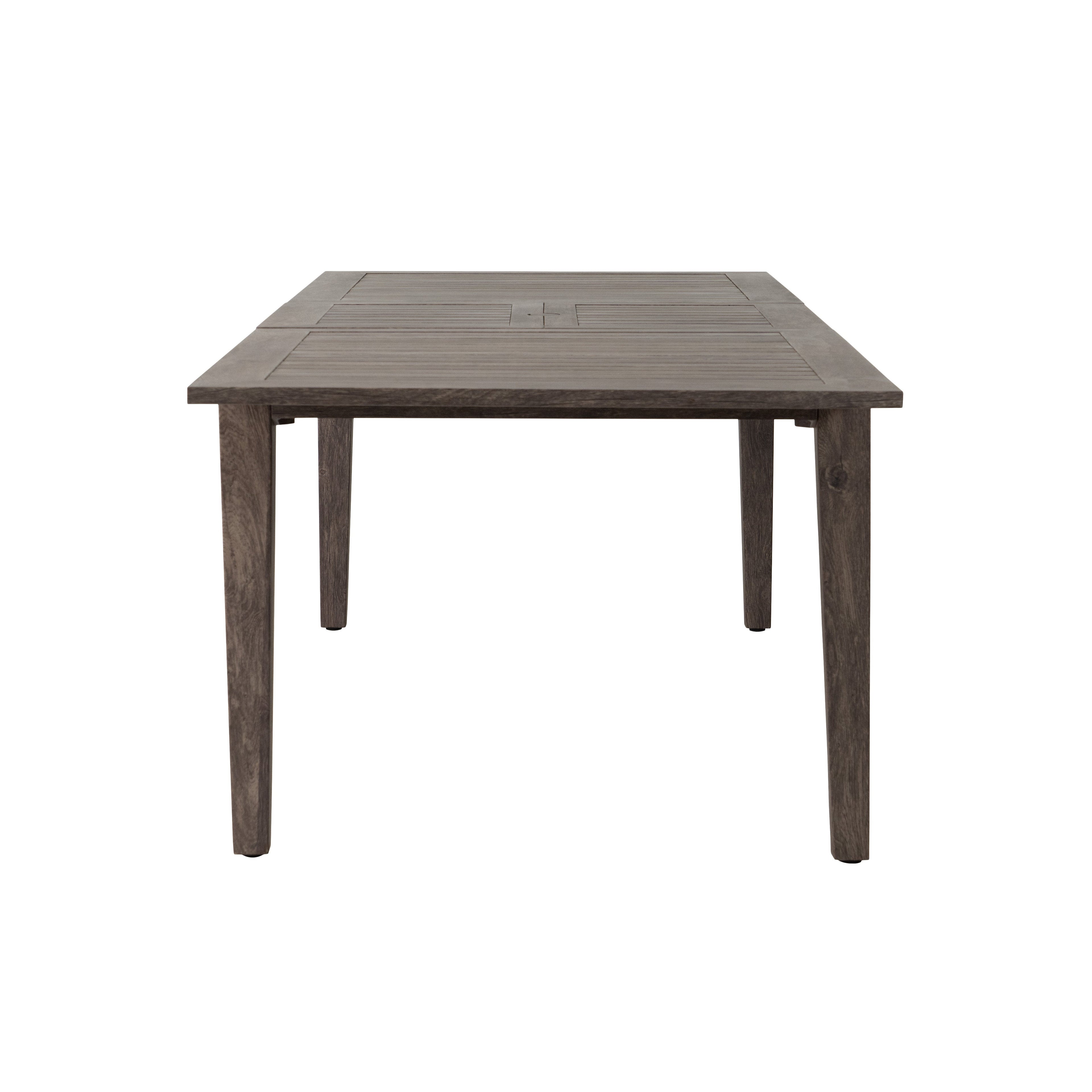 Frontier 86"-110" Butterfly Umbrella Dining Table — Side2