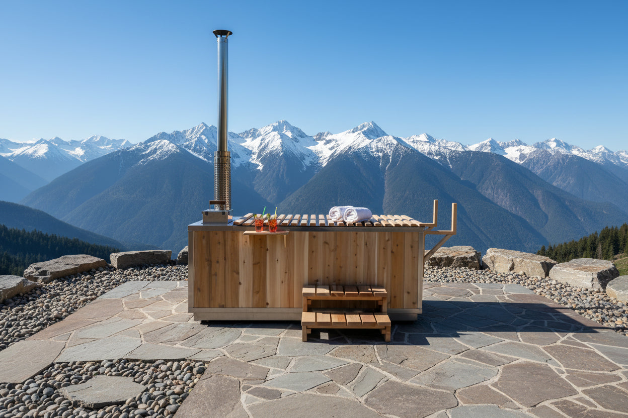 Leisurecraft Starlight Wood Burning Hot Tub