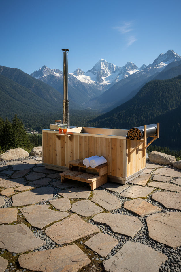 Leisurecraft Starlight Wood Burning Hot Tub