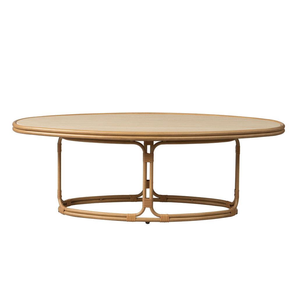 Riviera 50" Oval Cocktail Table — Front