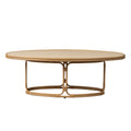 Riviera 50" Oval Cocktail Table — Front