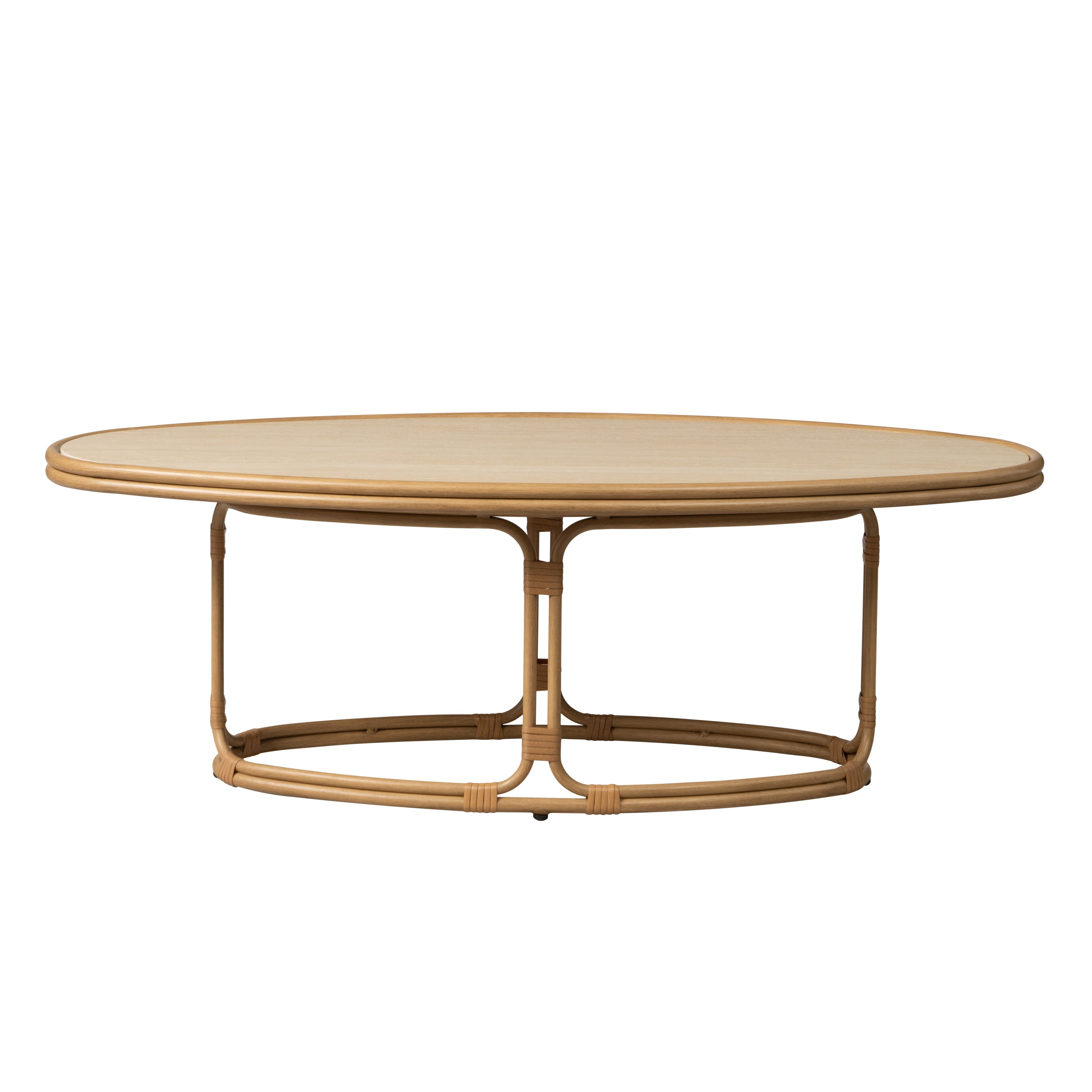 Riviera 50" Oval Cocktail Table — Front