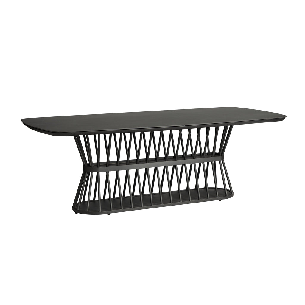 Escape 86.5" Boat Shaped Dining Table — Angle