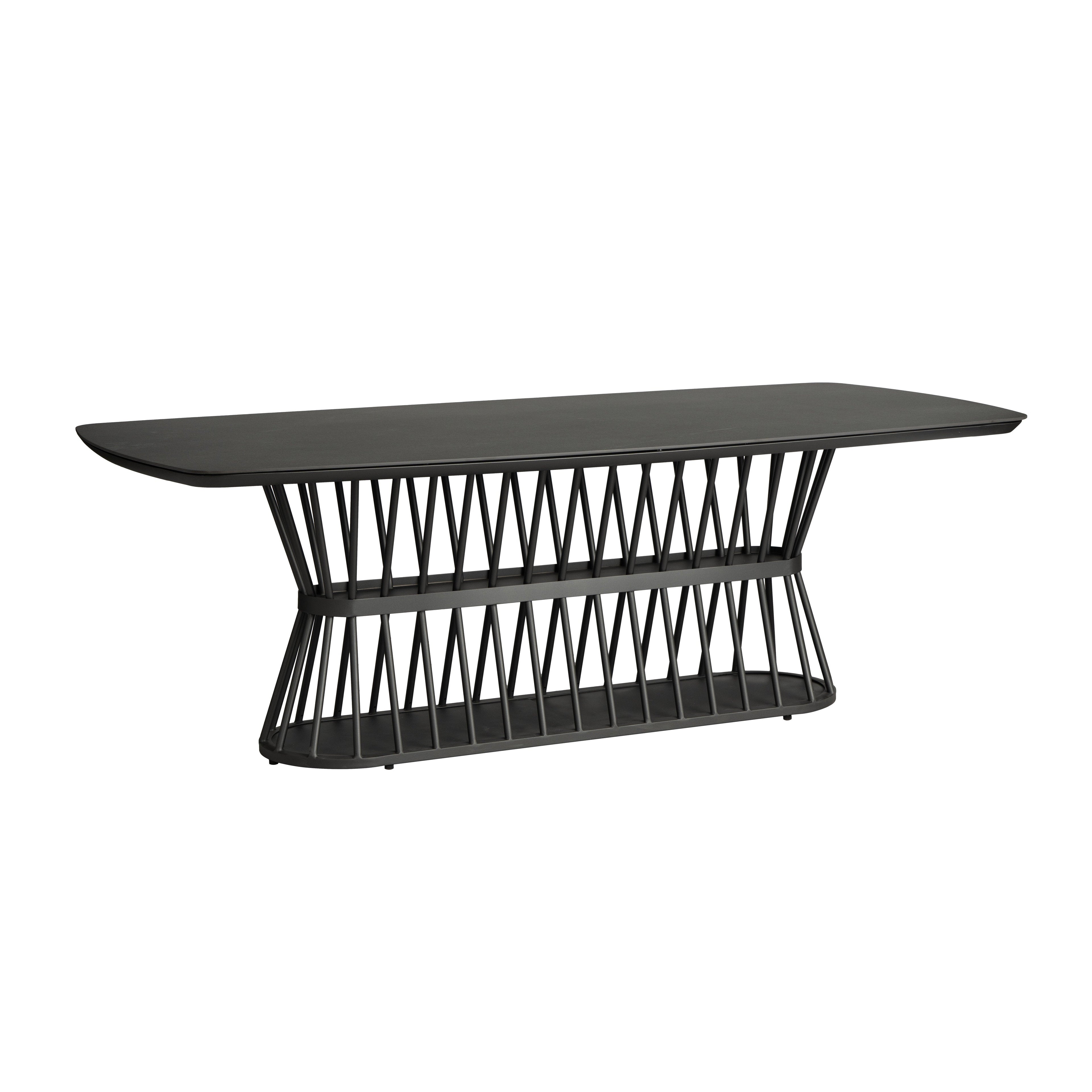 Escape 86.5" Boat Shaped Dining Table — Angle