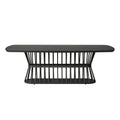 Escape 86.5" Boat Shaped Dining Table — Front