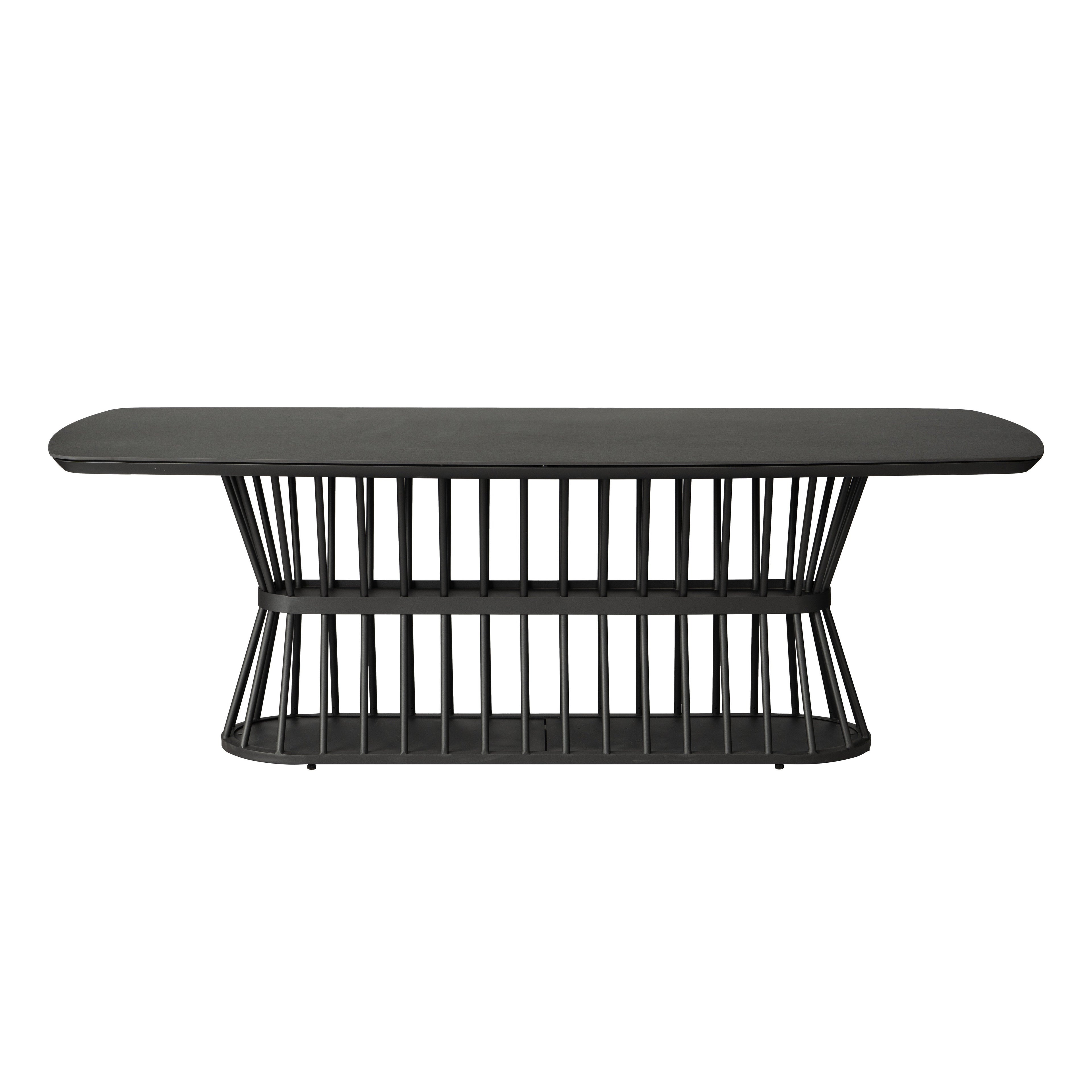 Escape 86.5" Boat Shaped Dining Table — Front