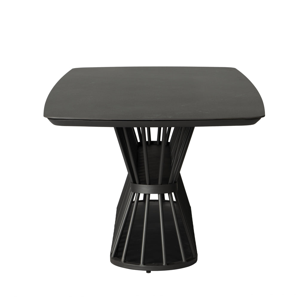 Escape 86.5" Boat Shaped Dining Table — Side