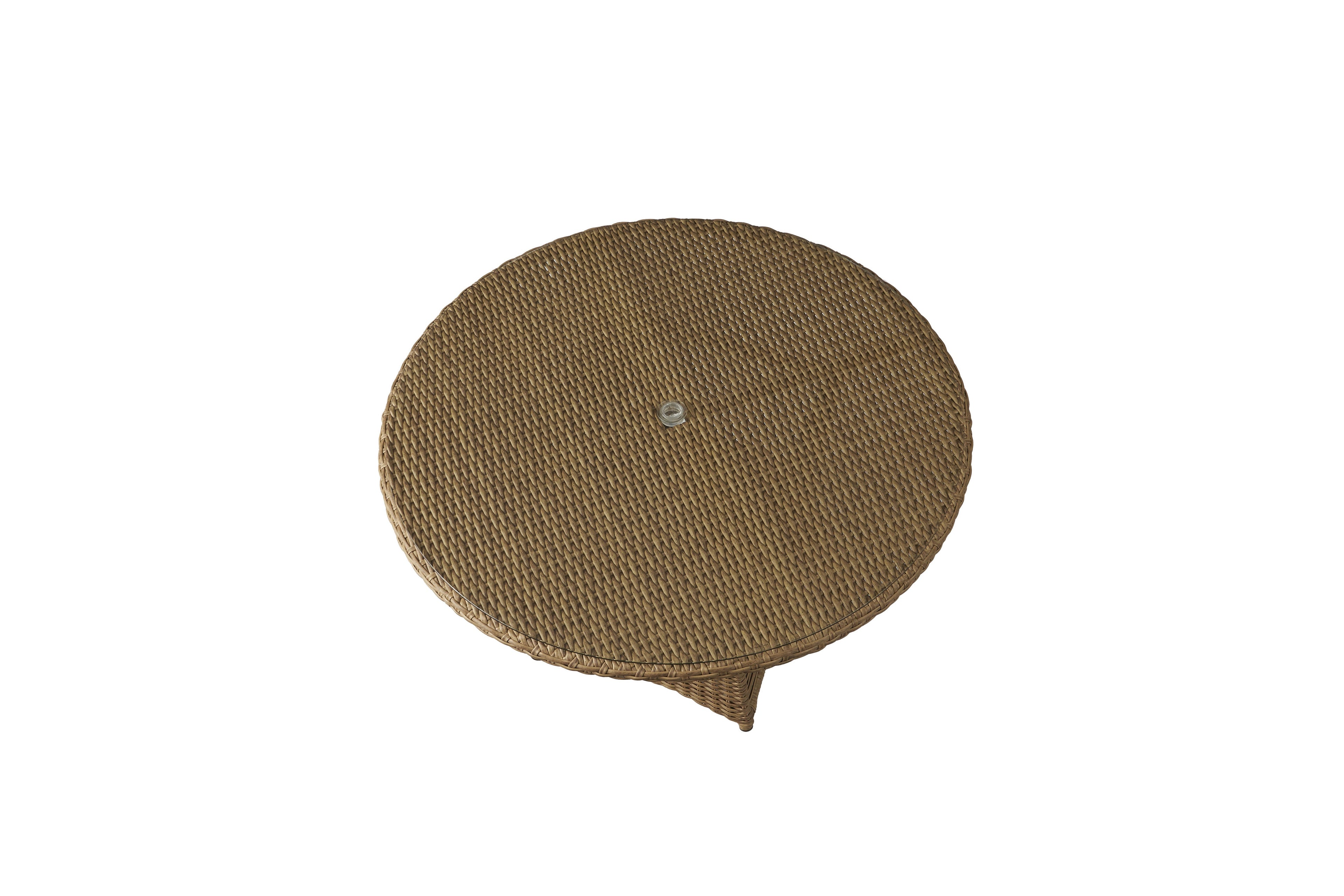 Magnolia 48" Round Umbrella Dining Table — High