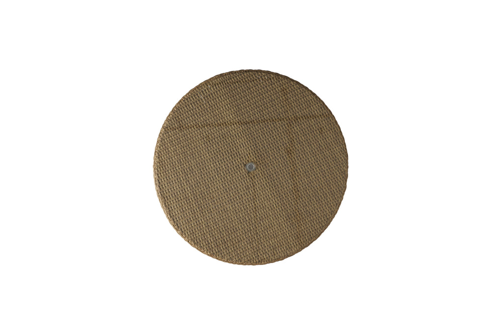 Magnolia 48" Round Umbrella Dining Table — Overhead