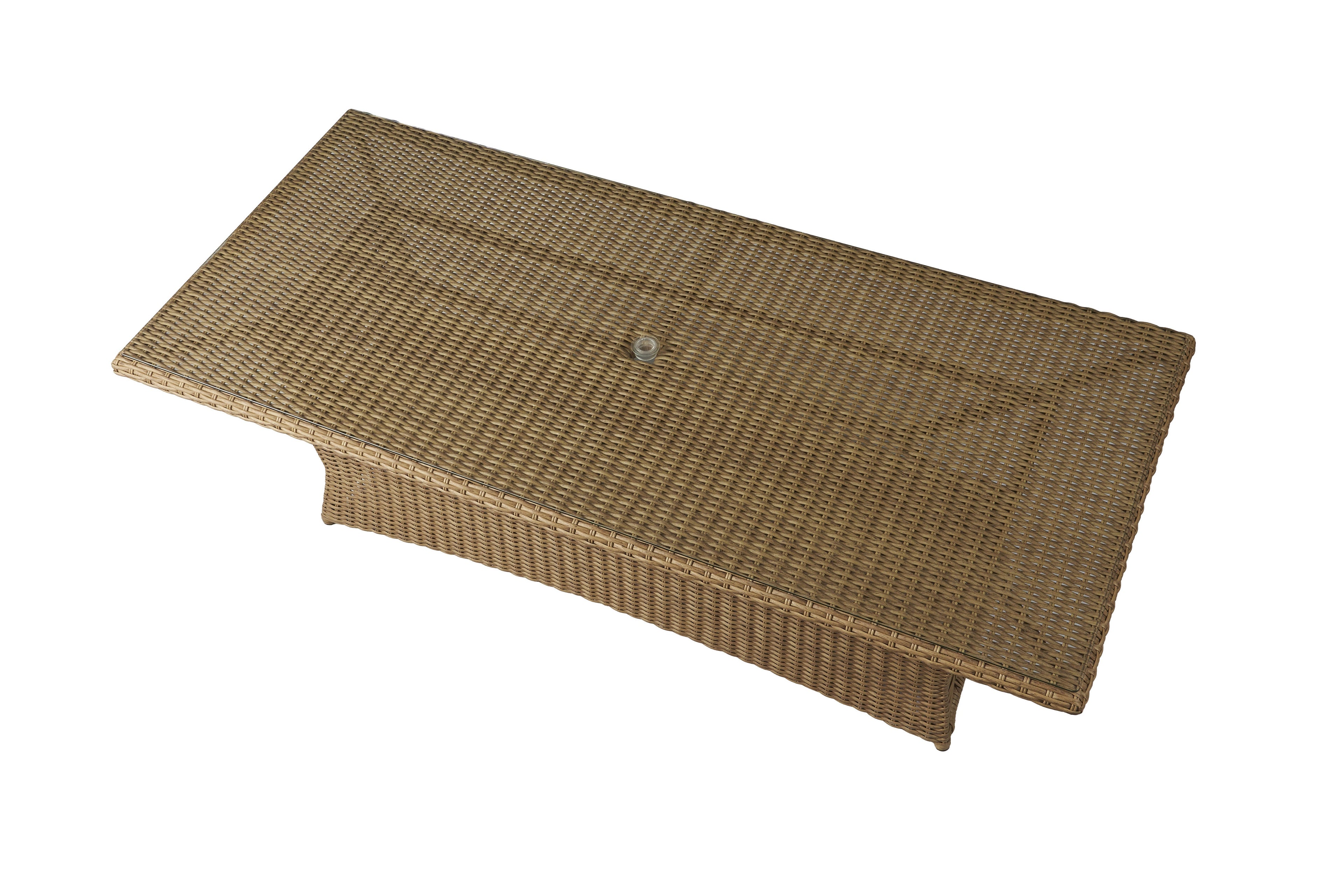 Magnolia 84" Rectangular Umbrella Dining Table — High