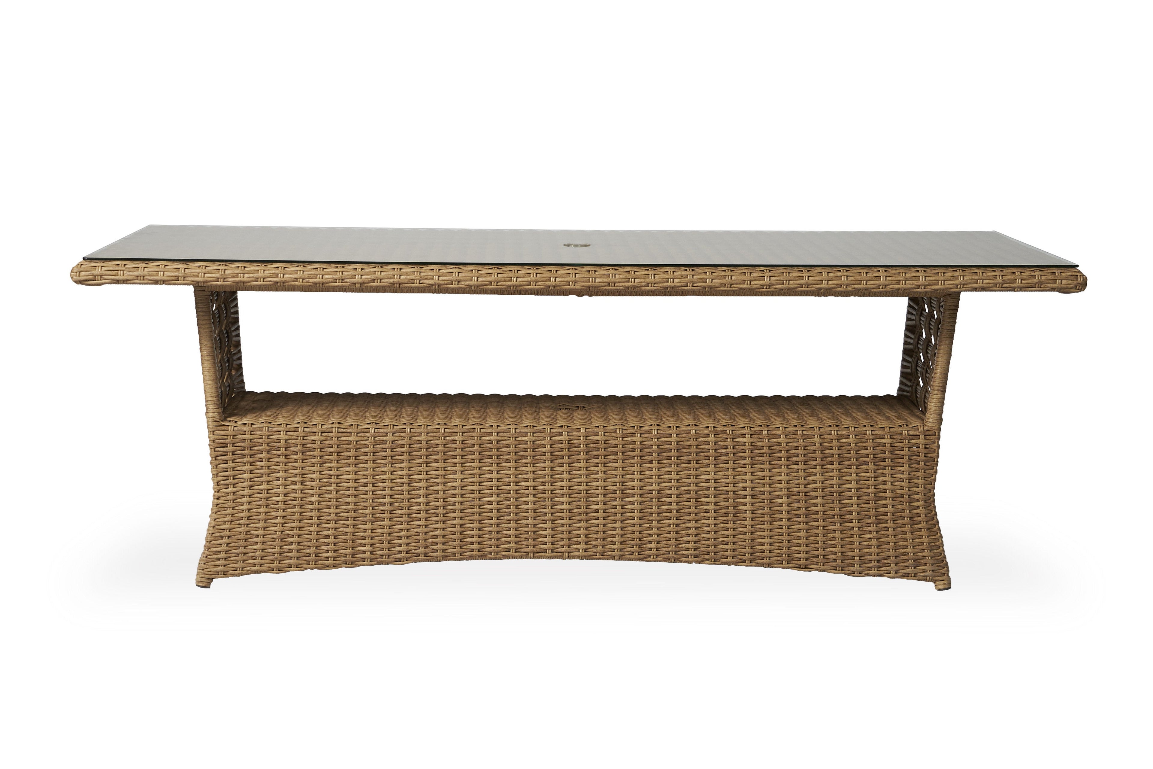 Magnolia 84" Rectangular Umbrella Dining Table — Str