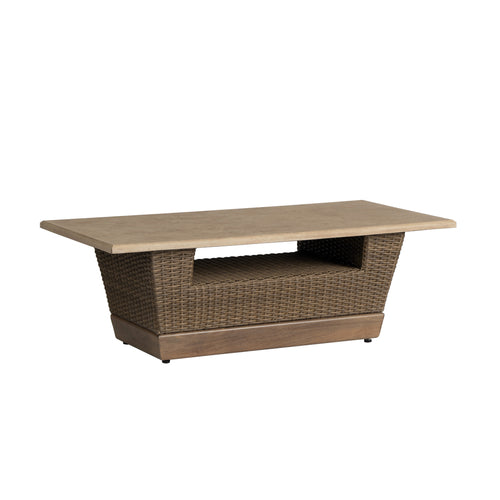 Charisma 48" Rectangular Cocktail Table in Brindle Finish — Angle