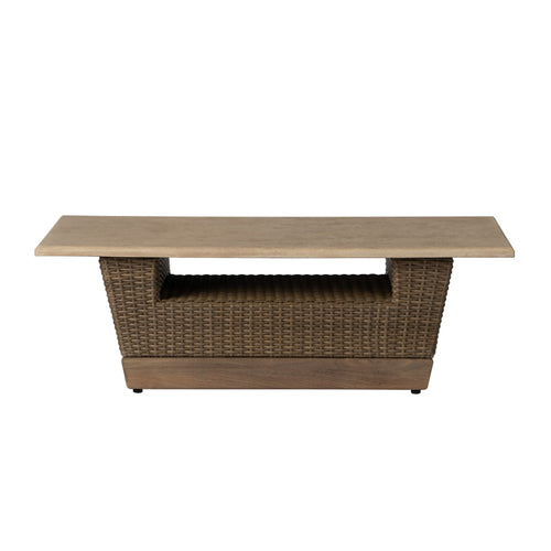 Charisma 48" Rectangular Cocktail Table in Brindle Finish — Front