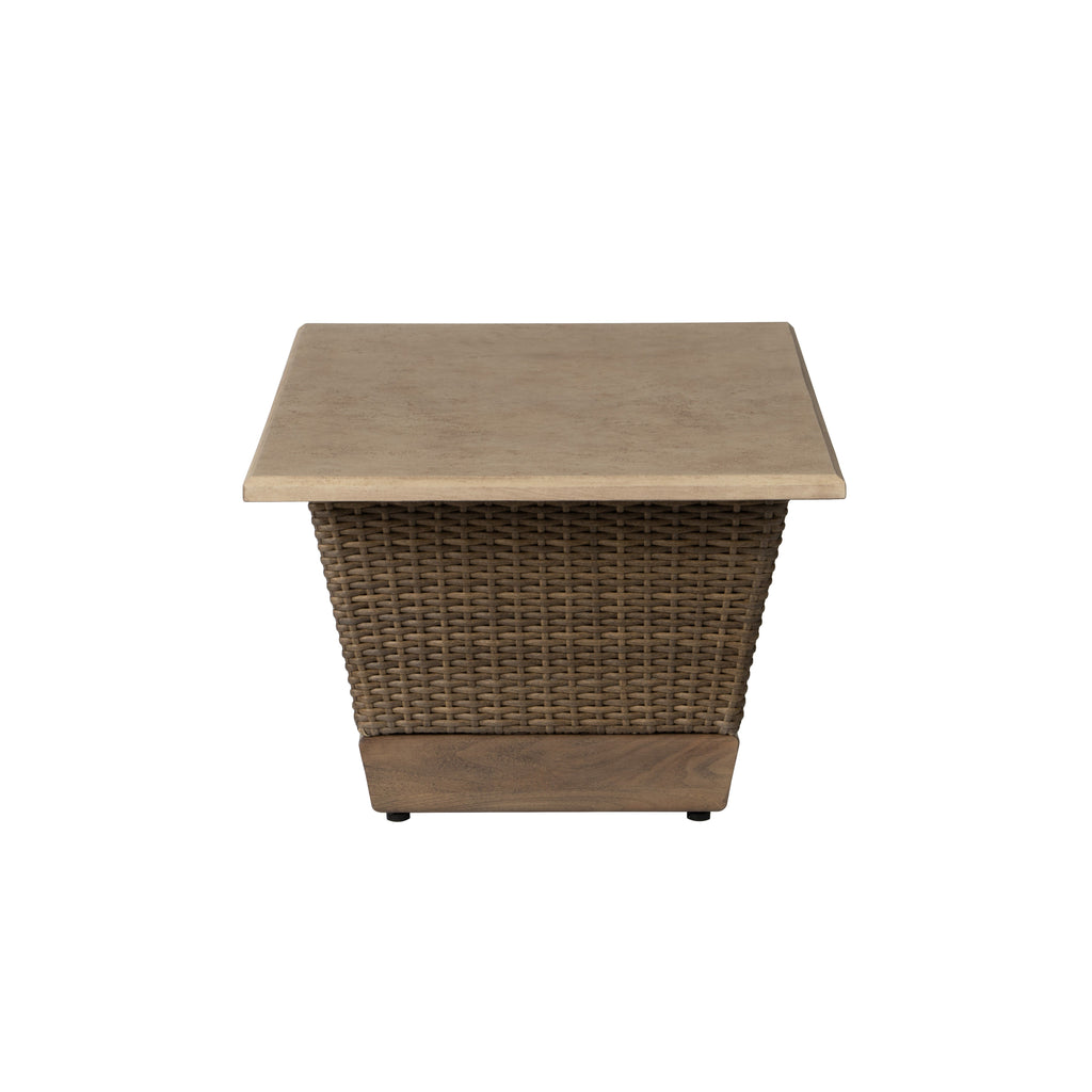 Charisma 48" Rectangular Cocktail Table in Brindle Finish — Side