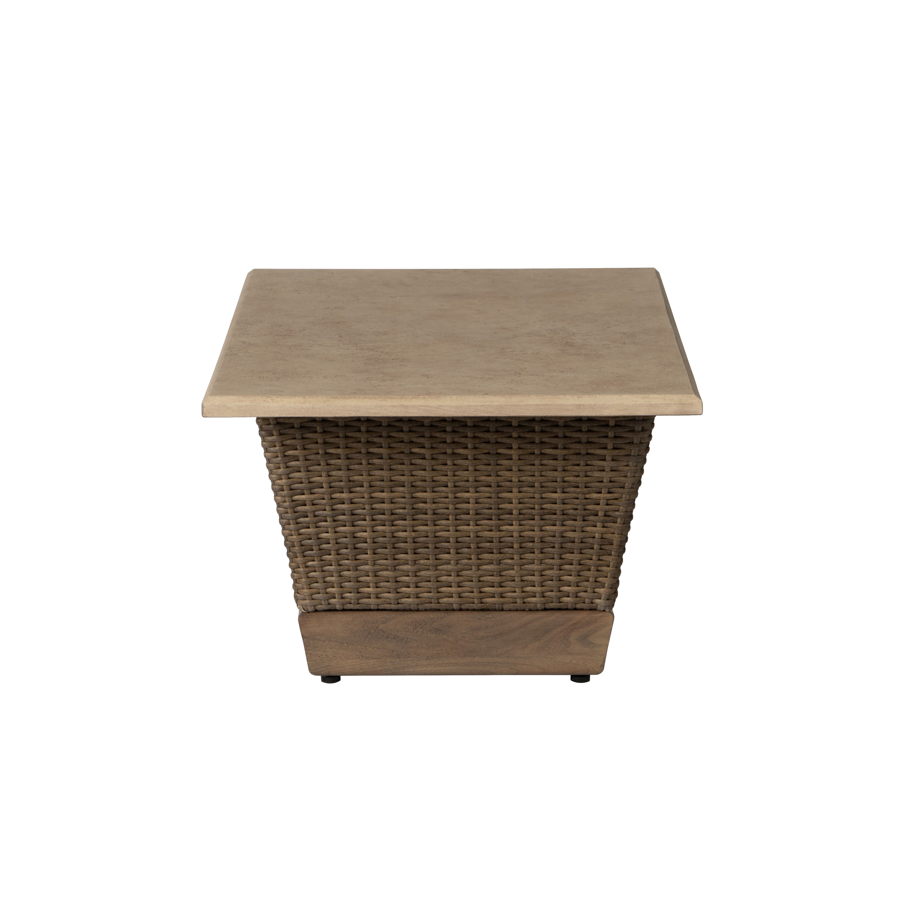 Charisma 48" Rectangular Cocktail Table in Brindle Finish — Side