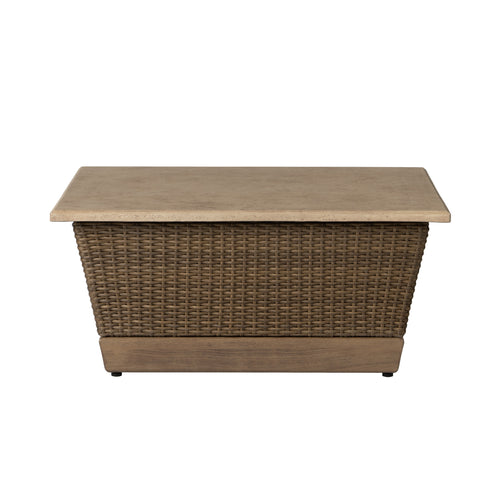 Charisma 36" Square Cocktail Table in Brindle Finish — Front