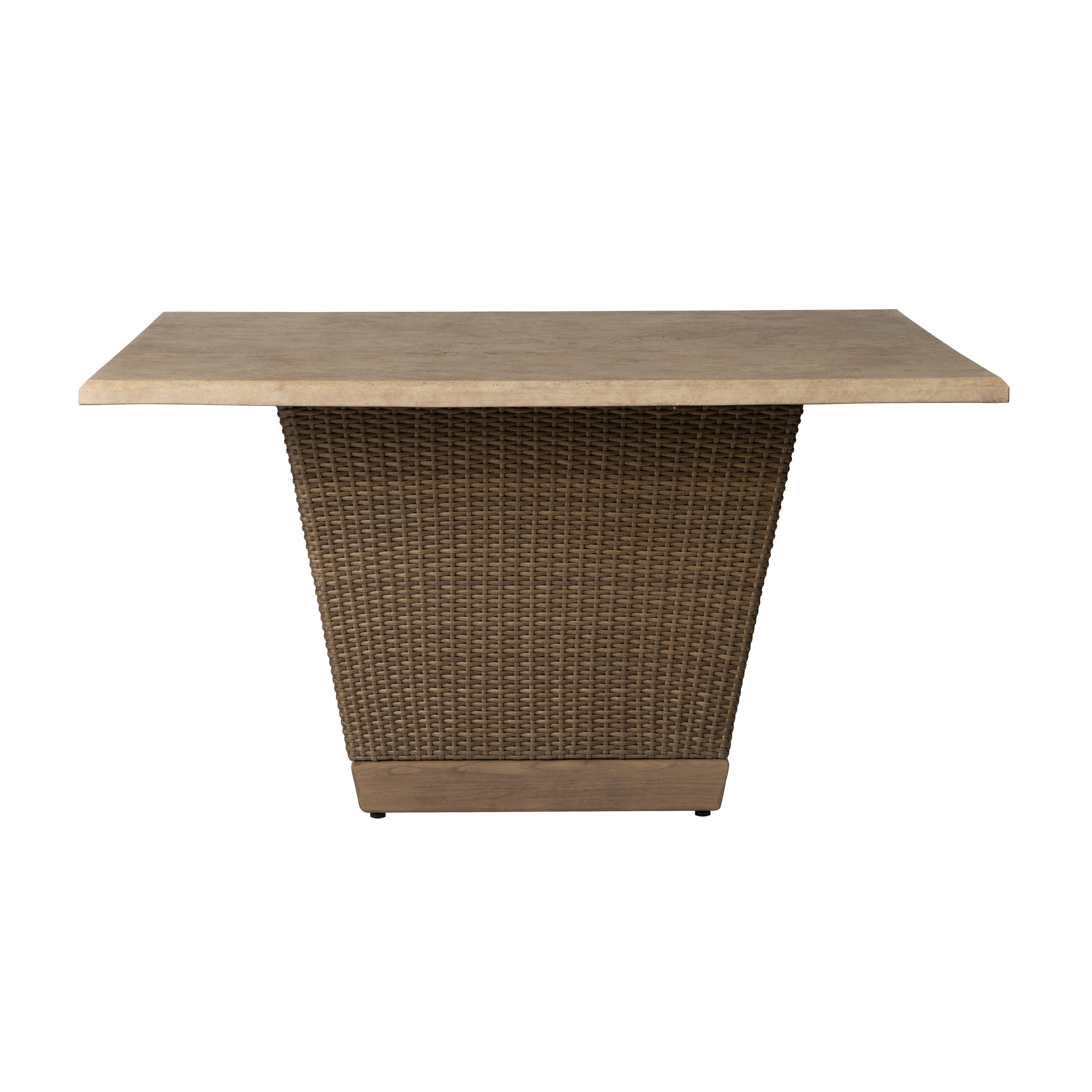 Charisma 54" Square Dining Table in Brindle Finish — Front