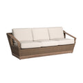 Charisma Sofa in Brindle Finish with Hansen Sky fabric — Angle