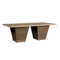 Charisma 86" Rectangular Dining Table in Brindle Finish — Angle