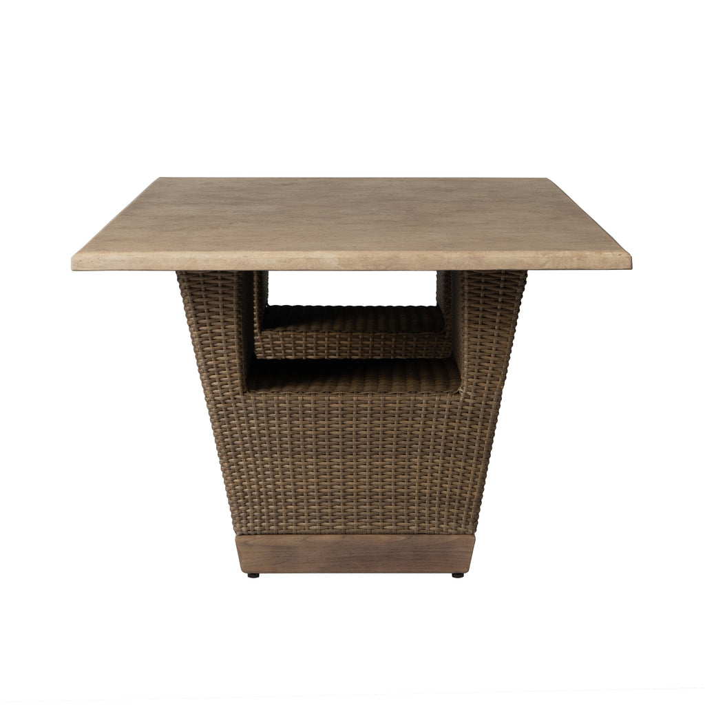 Charisma 86" Rectangular Dining Table in Brindle Finish — Side