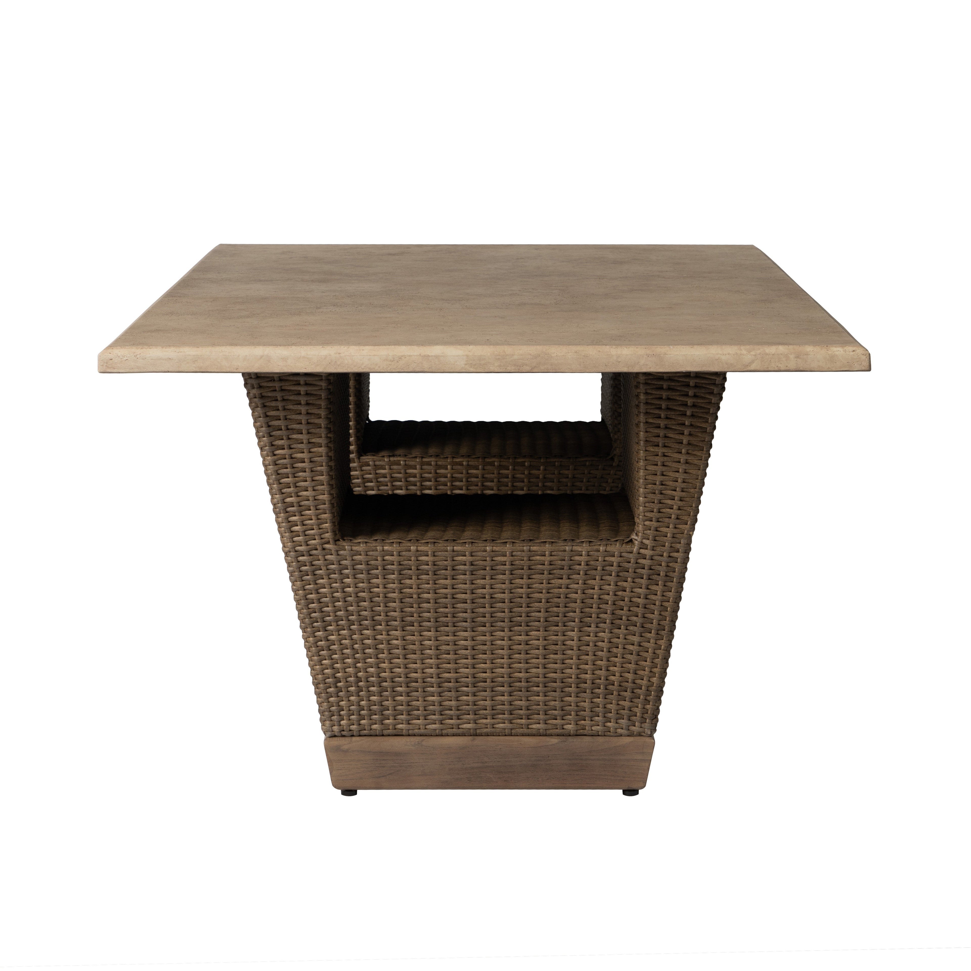 Charisma 86" Rectangular Dining Table in Brindle Finish — Side