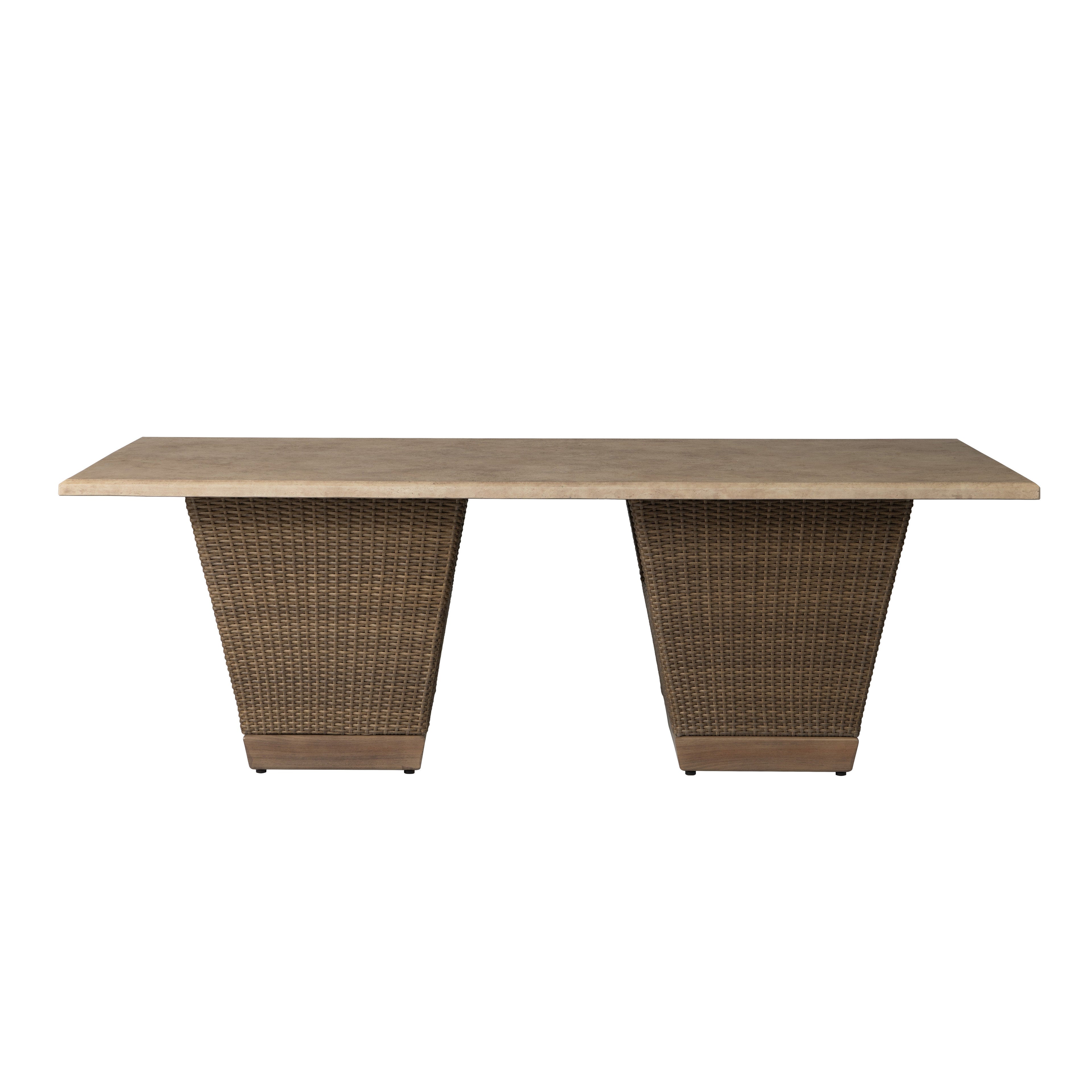 Charisma 86" Rectangular Dining Table in Brindle Finish — Str