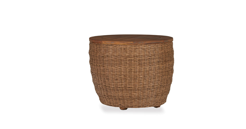 Tobago 24" Round Barrel End Table — A