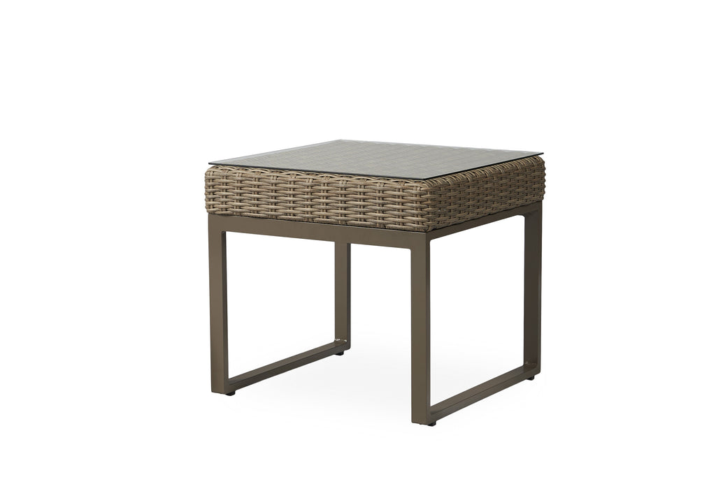 Milan 25" Square End Table — Angle