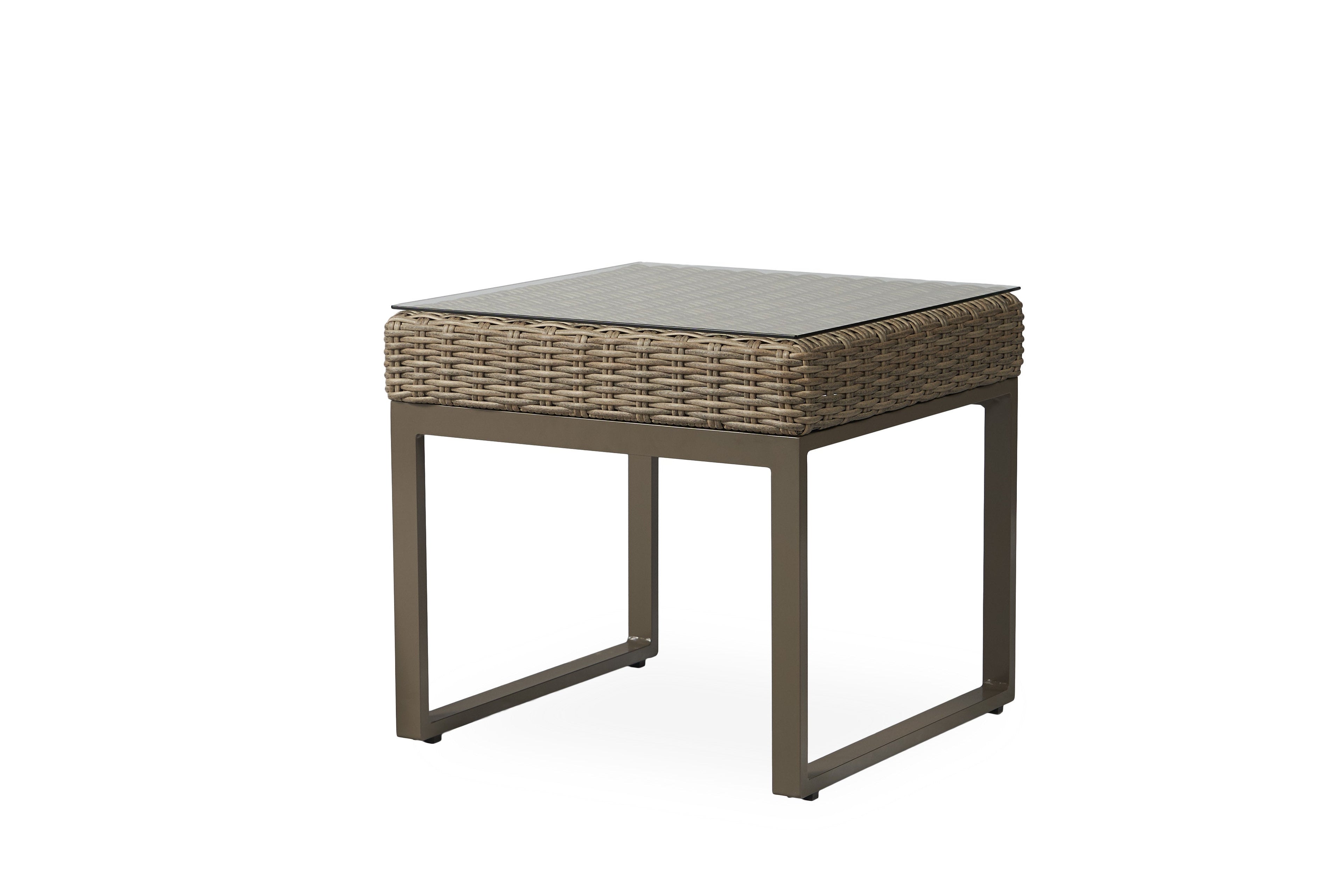 Milan 25" Square End Table — Angle
