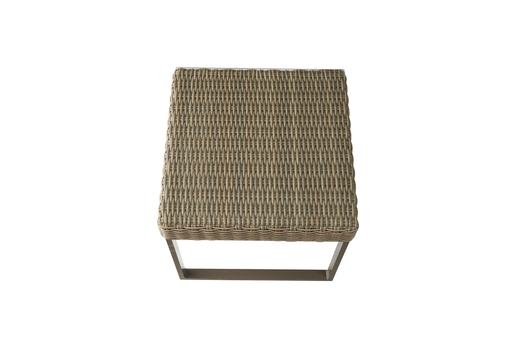 Milan 25" Square End Table — High