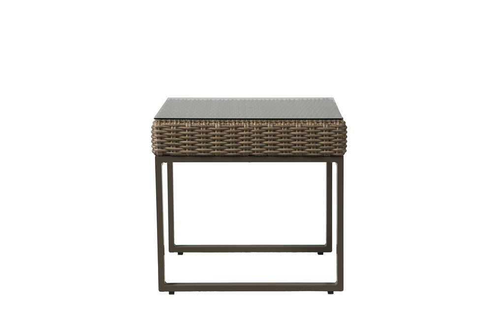 Milan 25" Square End Table — Side