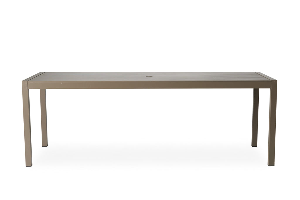 Milan 87" Rectangular Umbrella Dining Table — Str