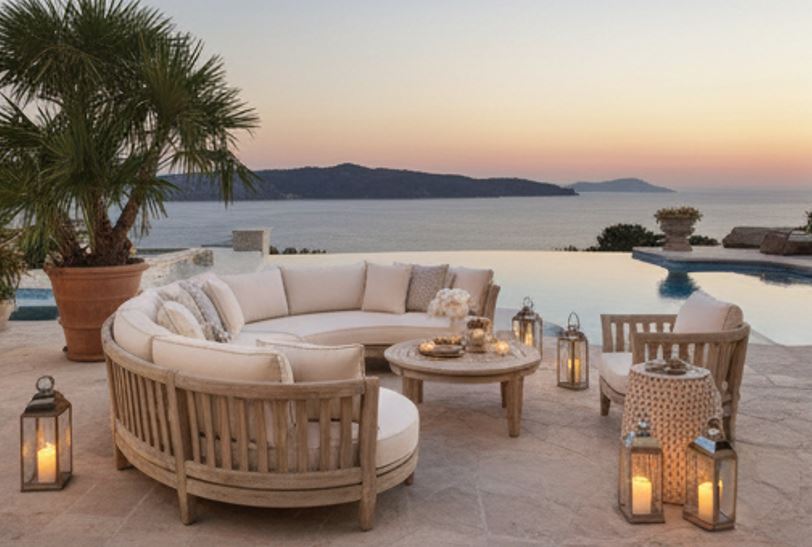 The Capri Round Lounge Ensemble