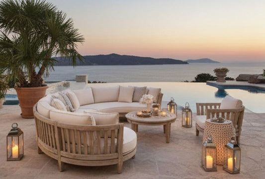 The Capri Round Lounge Ensemble