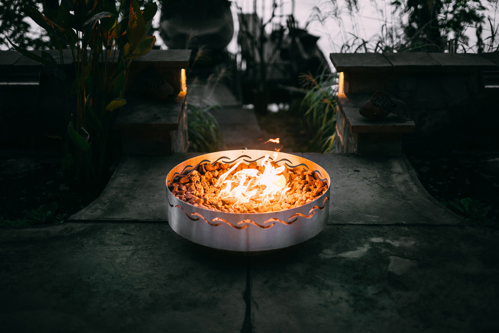 Fire Surfer Stainless Steel Fire Pit