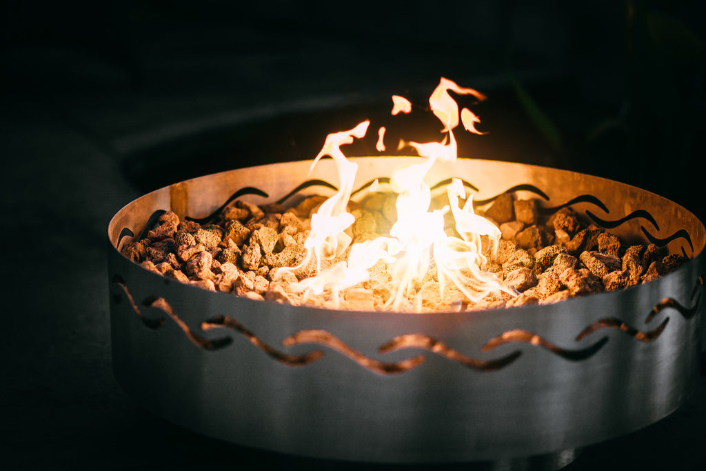 Fire Surfer Stainless Steel Fire Pit