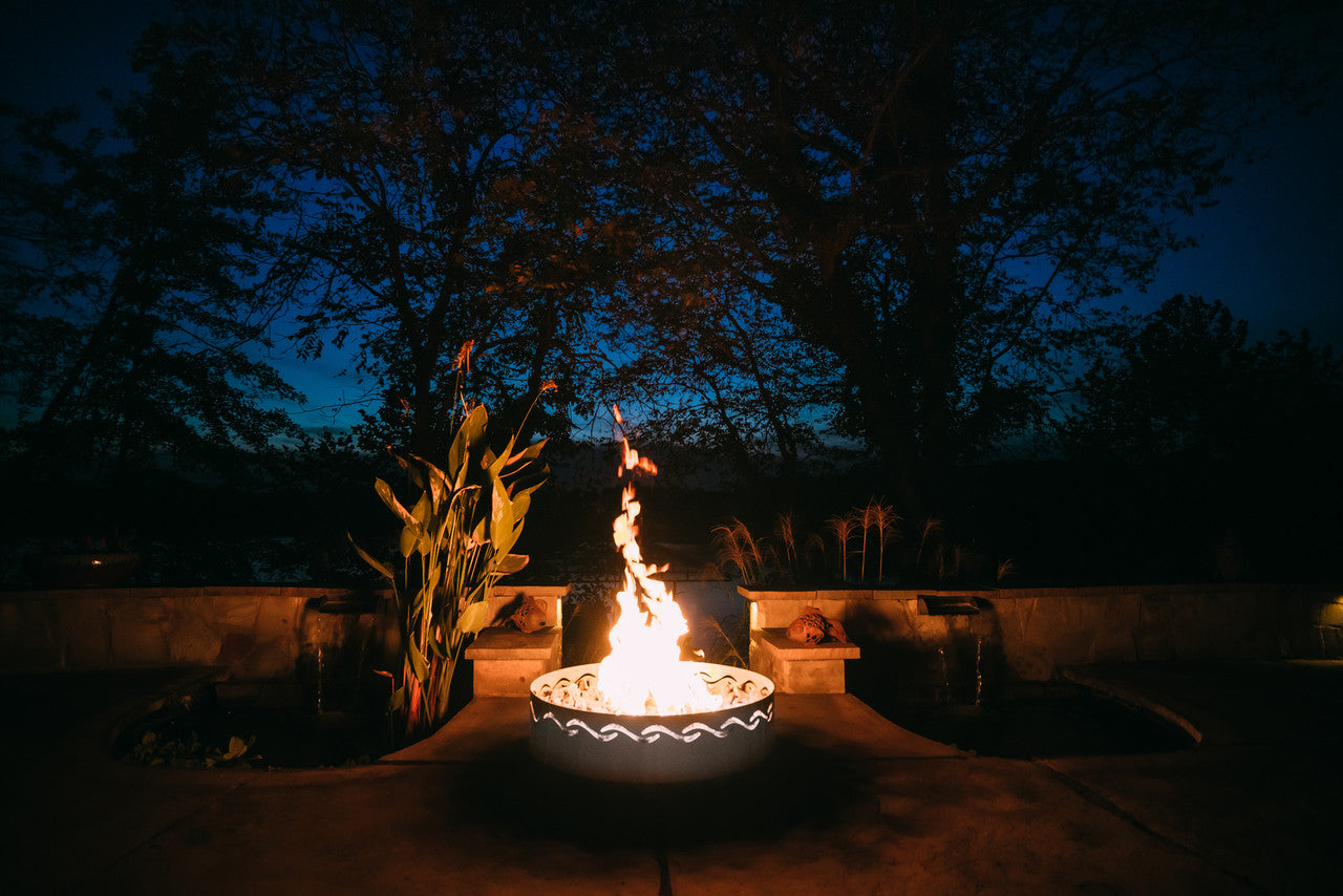 Fire Surfer Stainless Steel Fire Pit