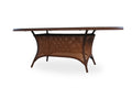 Grand Traverse 84" Oval Umbrella Dining Table — A