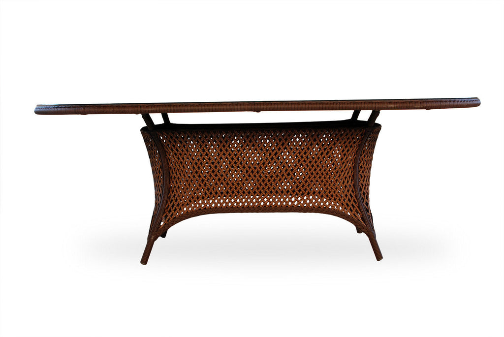 Grand Traverse 84" Oval Umbrella Dining Table