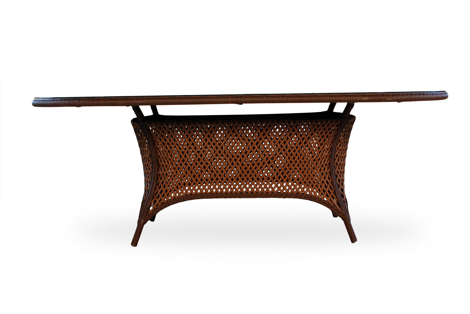 Grand Traverse 84" Oval Umbrella Dining Table