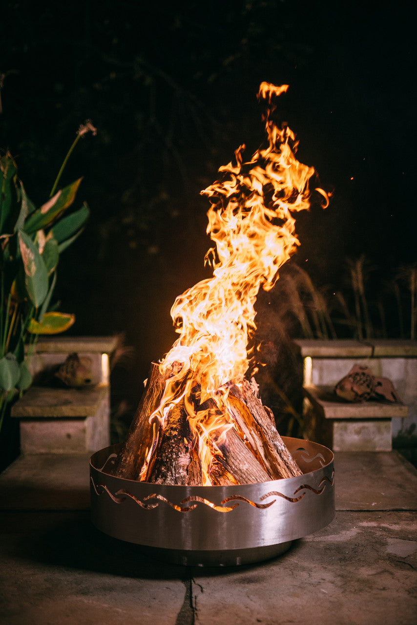 Fire Surfer Stainless Steel Fire Pit
