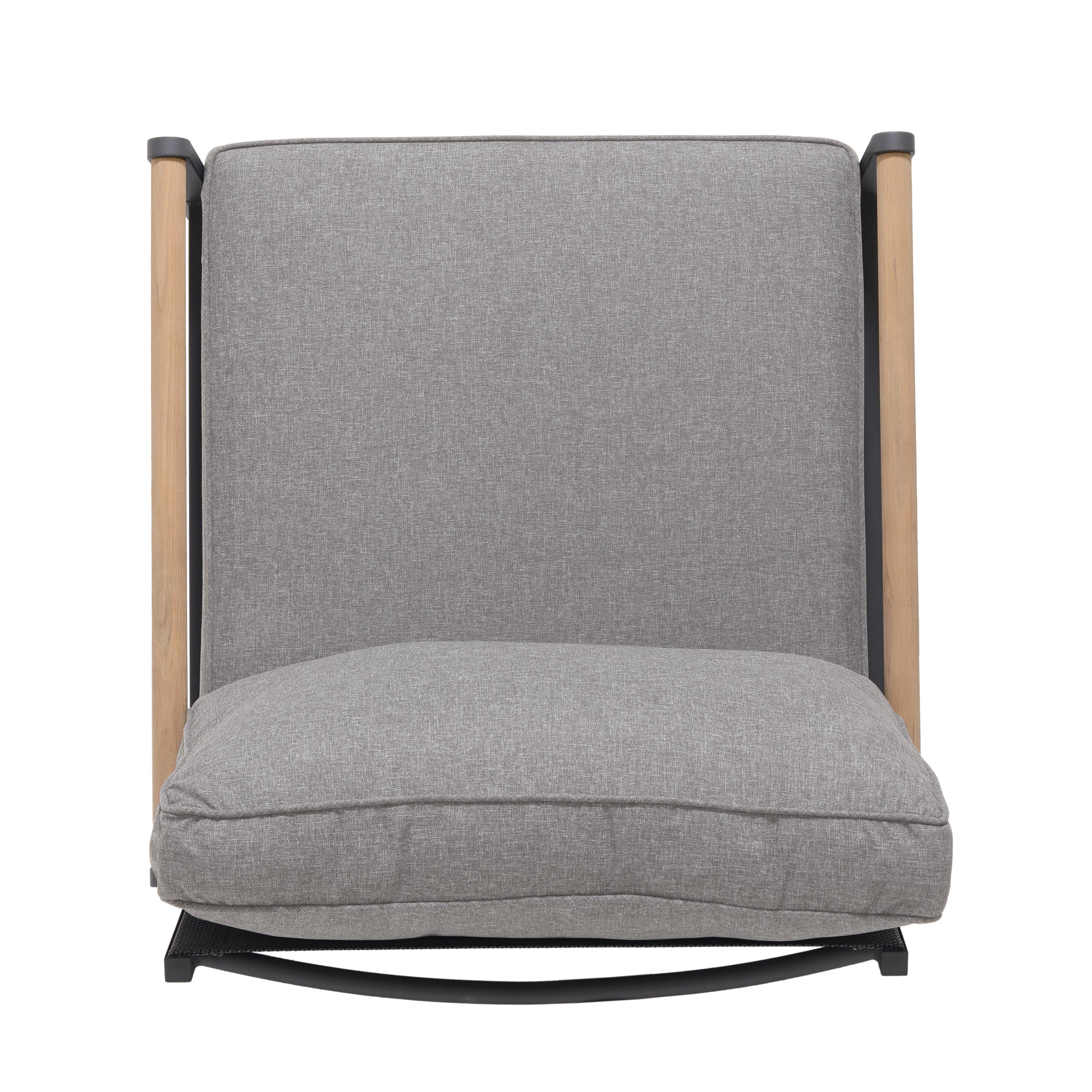 Amber Sofa Teak and Aluminum Chair